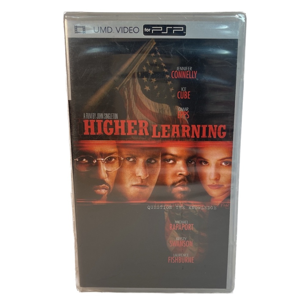 (1) COLUMBIA PICTURES 25960 NIP
HIGHER LEARNING RATED R | PSP VIDEO